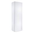 City Leuchtsäule / Litfaßsäule 200 cm, weiß, Indoor