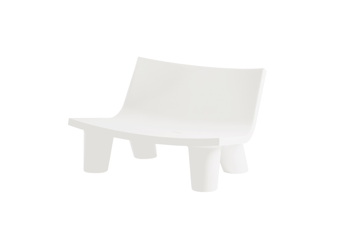 LOW LITA Gartensofa / Loungesofa milky white