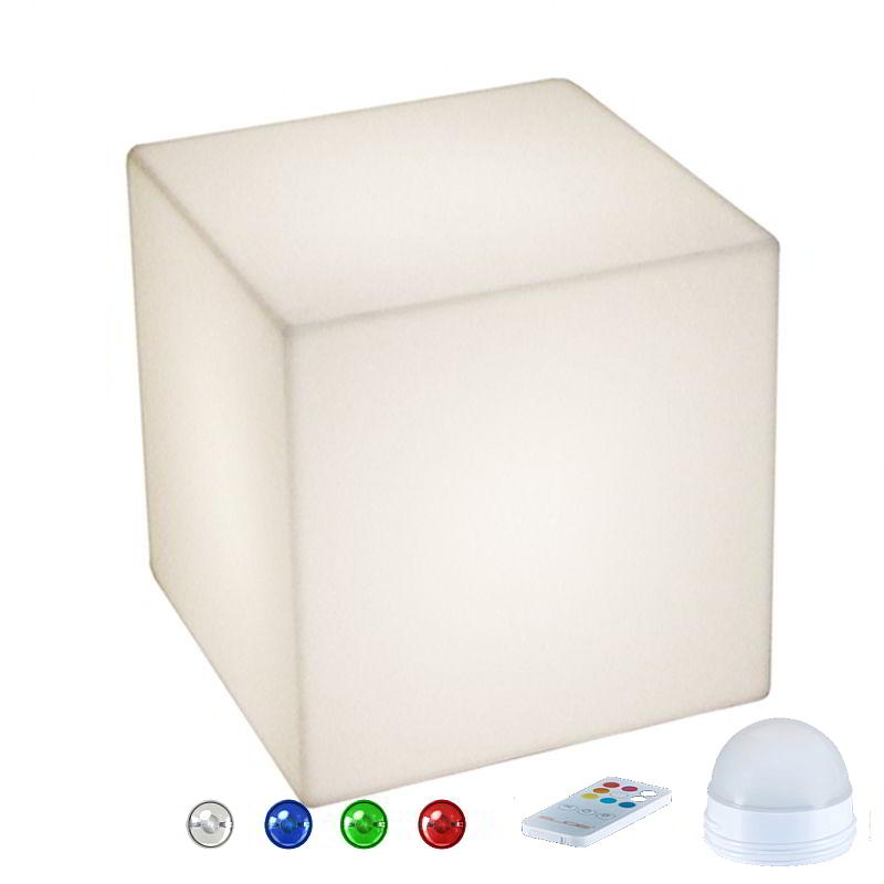 CUBO Leuchtwürfel In-/Outdoor mit High End LED RGB Akku, S