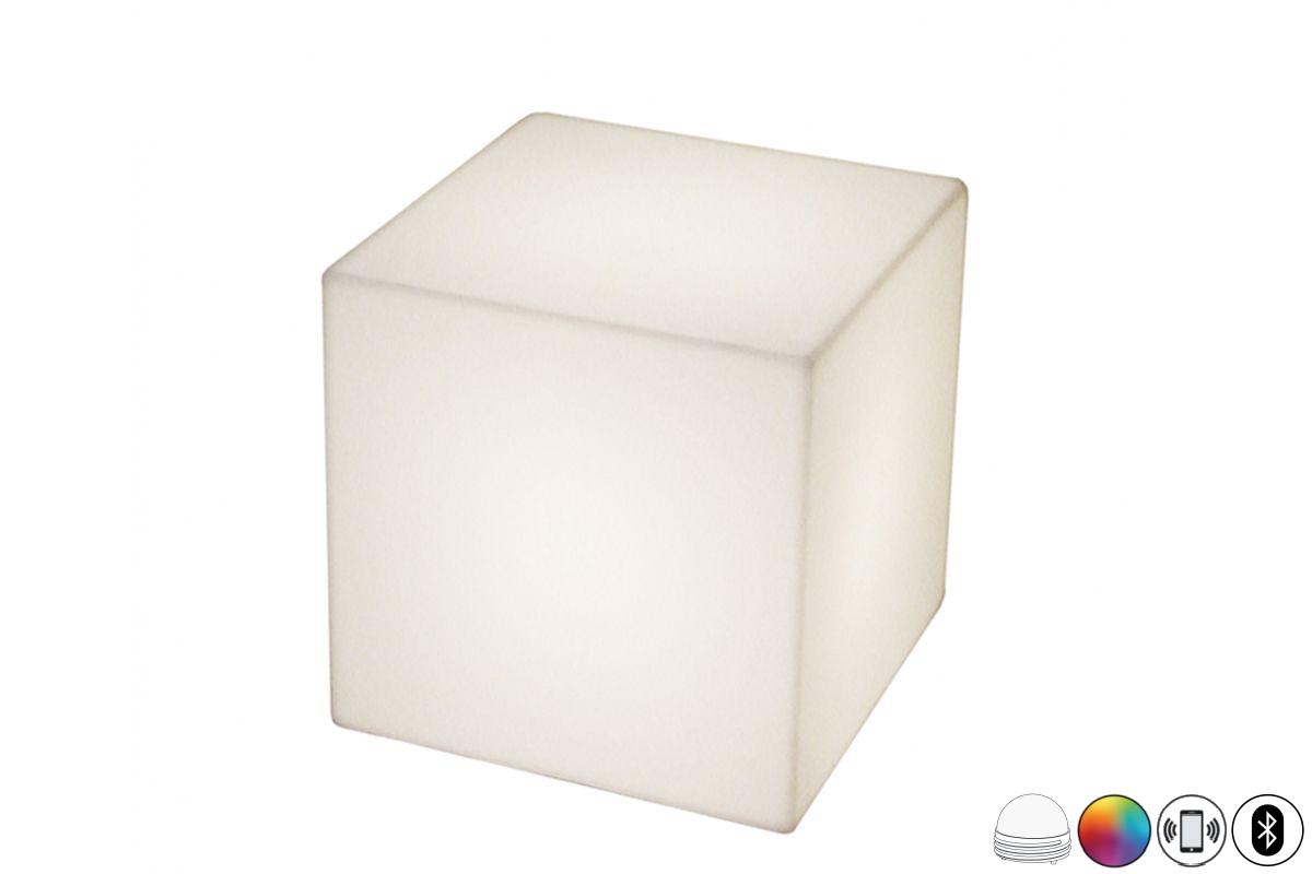 CUBO Leuchtwrfel 40 mit Candy Light LED Akku und Bluetooth