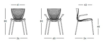 Technische Daten fr Stuhl GLORIA