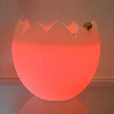 KALIMERA Flaschenkühler als Ei LED orange von Slide Design KALIMERA Flaschenkühler als Ei LED orange