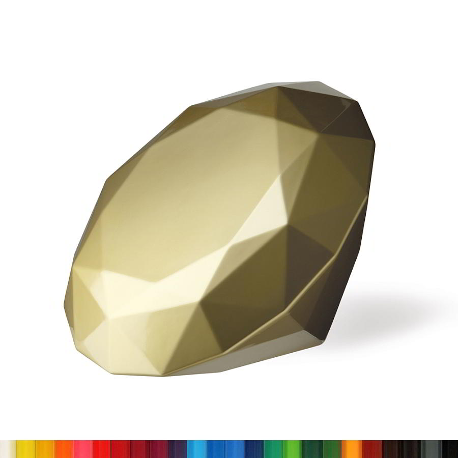 BIJOUX Diamant Dekoobjekt Ø 60 cm lackiert nach Kundenwunsch, S