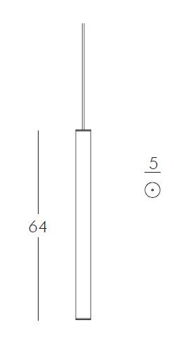 FLUX Pendelleuchte Vermassung