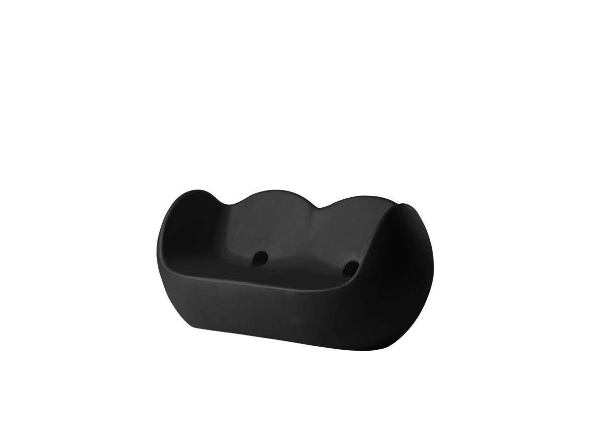 BLOSSY Sofa jet black