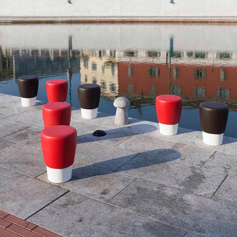 LAU Hocker beleuchtet von Slide Design LAU Hocker beleuchtet