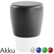 LAU Hocker beleuchtet mit Akku, Slide Design, Designer Marc Sadler LAU Hocker beleuchtet mit Akku, Marke Slide Design, Designer Marc Sadler
