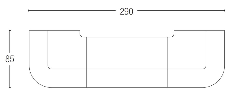 BREAK LINE Bar beleuchtet