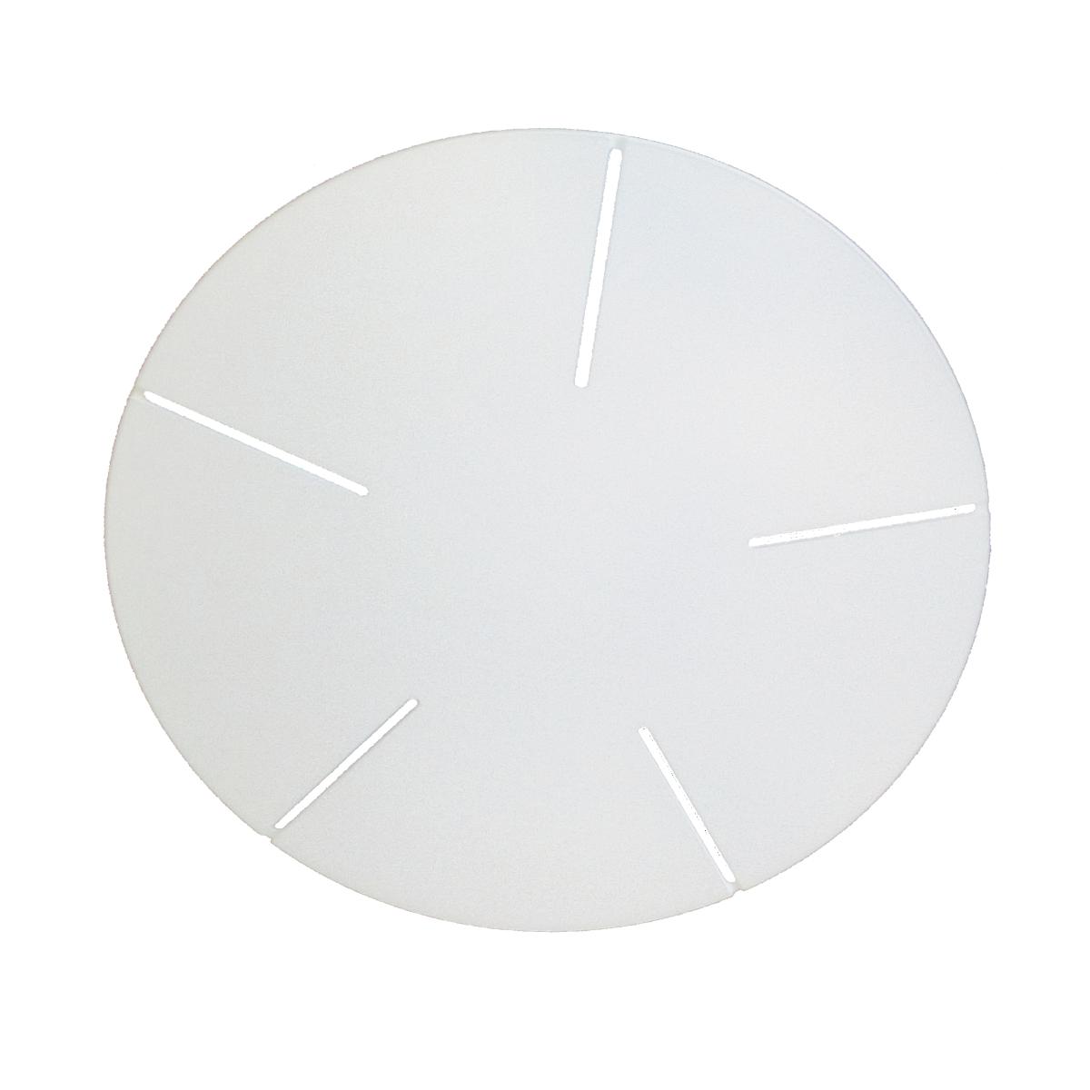 MULTIPLE 5 Baldachin 47 cm lackiert weiß matt, S