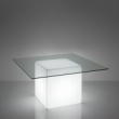 SQUARE Tisch leuchtend Light White