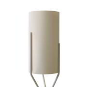 AURA Stehlampe White, Schirm in Ivory White