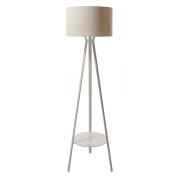 ALLURE Stehlampe White, Schirm in Ivory White