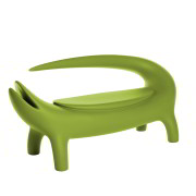 BIG KROKO Sitzbank 170 cm lime green