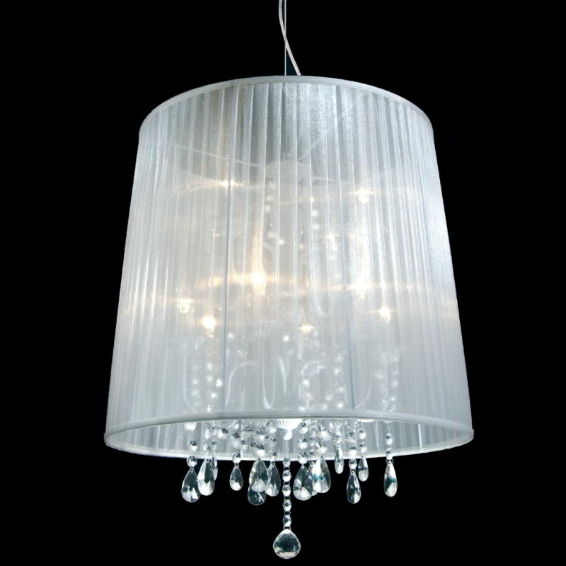 Pendelleuchte Organza P10 weiß Schirm-H: 50 cm von Sompex Pendelleuchte Organza P10 weiß Schirm-H: 50 cm
