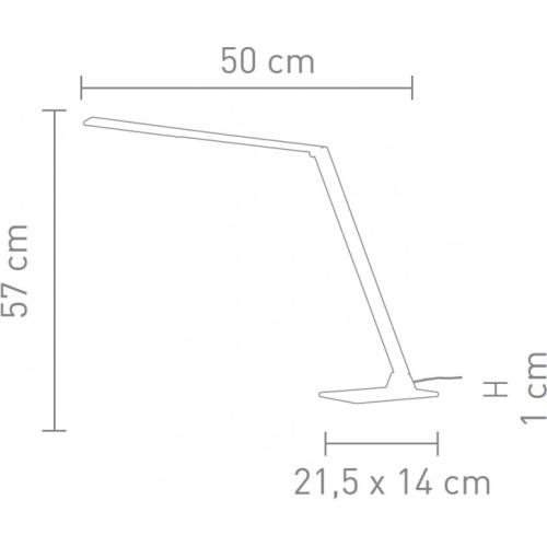 Uli Tischleuchte LED weiß von Sompex Uli Tischleuchte LED weiß