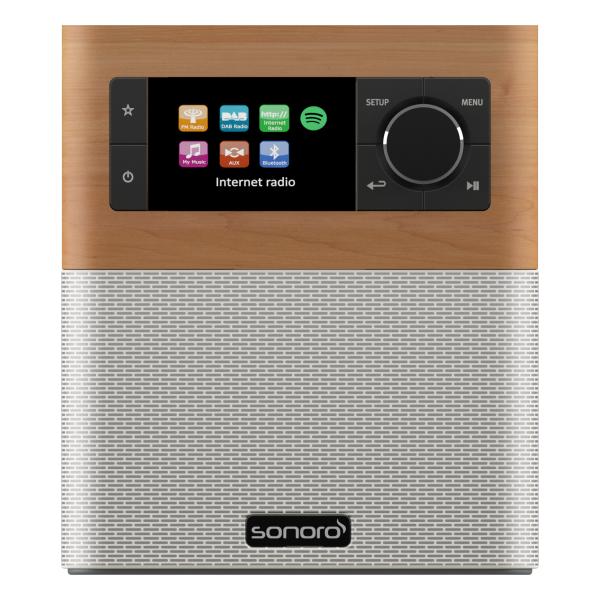 sonoro STREAM Internetradio, Ahorn Dekor und weiß von sonoro sonoro STREAM Internetradio, Ahorn Dekor und weiß
