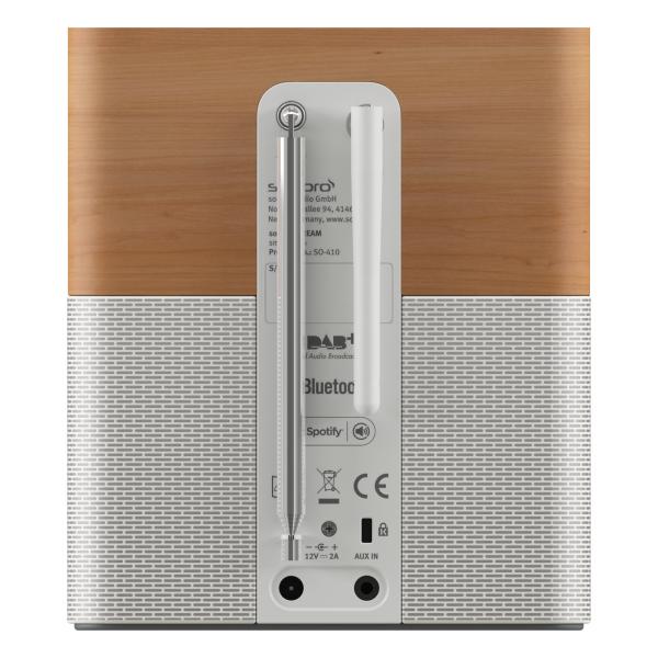 sonoro STREAM Internetradio, Ahorn Dekor und weiß von sonoro sonoro STREAM Internetradio, Ahorn Dekor und weiß
