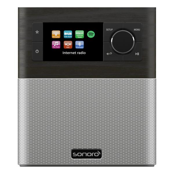 sonoro STREAM Internetradio, Mooreiche Dekor und silber von sonoro sonoro STREAM Internetradio, Mooreiche Dekor und silber