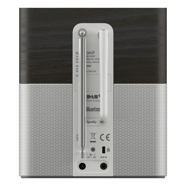 sonoro STREAM Internetradio, Mooreiche Dekor und silber von sonoro sonoro STREAM Internetradio, Mooreiche Dekor und silber