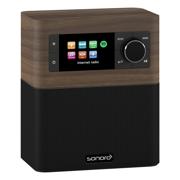sonoro Stream Internetradio Walnuss Dekor und schwarz sonoro Stream Internetradio Walnuss Dekor und schwarz