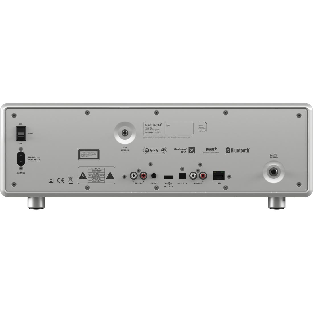 sonoro PRESTIGE Internetradio / CD-Player
silber