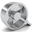 Q Ventilator - der coole Designer Alu poliert