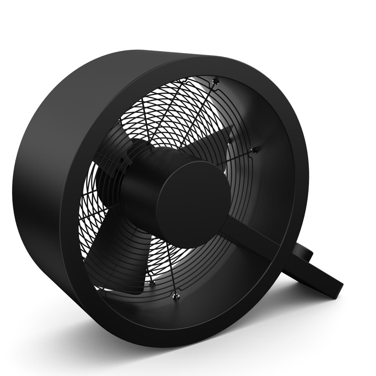 Q Ventilator - der coole Designer Alu/schwarz