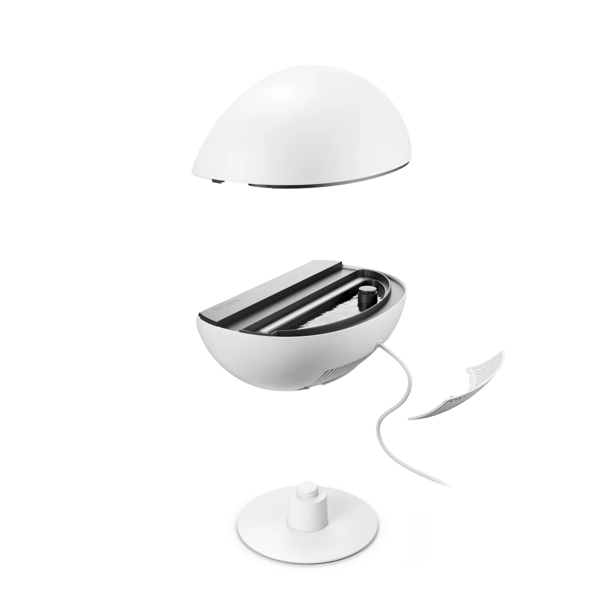 ERIK Elektrokamin mit Heizlüfter und Aroma Diffuser von Stadler Form ERIK Elektrokamin mit Heizlüfter und Aroma Diffuser