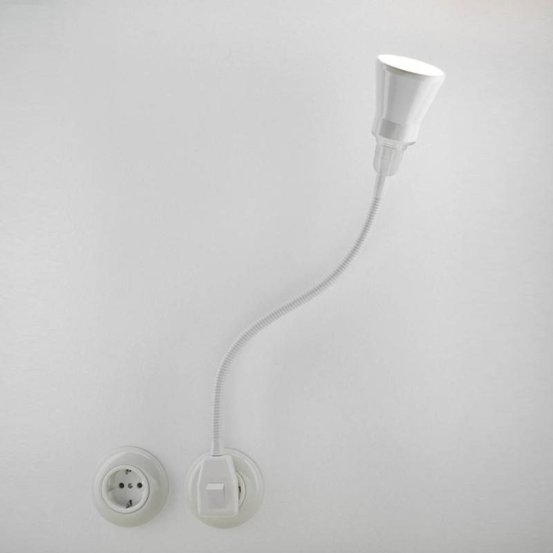 Glühwürmchen Steckerleuchte Standard LED Kegelreflektor weiß