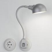 Glühwürmchen Steckerleuchte Metallikus Kugel silber Glühwürmchen Steckerleuchte Metallikus Kugel silber