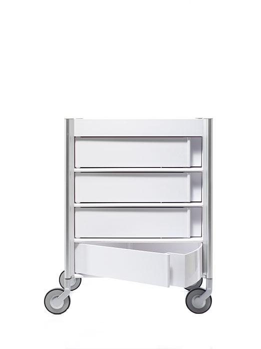 ALLY Trolley M2 Rollcontainer weiß von Studio Domo ALLY Trolley M2 Rollcontainer weiß