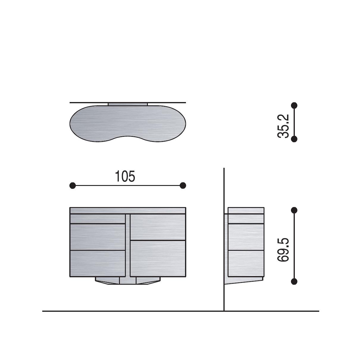 BITTE TWINS Wandkonsole, technische Details