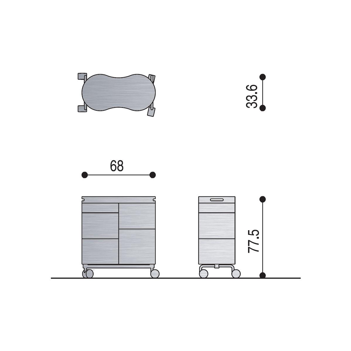 BITTE ROLL Rollcontainer technische Details