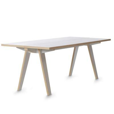 TOJO STECK Tisch / Esstisch / Brotisch wei