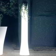 Bones Pflanzsäule beleuchtet Bones Pflanzsäule beleuchtet