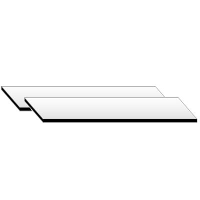 Einlegeböden für VELA Catering-Bar, 2er-Set, HPL weiß von VONDOM Einlegeböden für VELA Catering-Bar, 2er-Set, HPL weiß