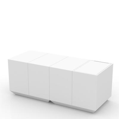 VELA Catering Bartheke mit Eisfach, mit Beleuchtung von VONDOM VELA Catering Bartheke mit Eisfach, mit Beleuchtung