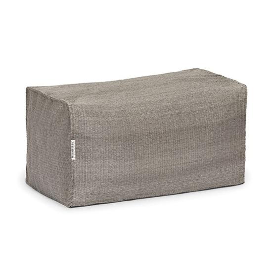 CHILL Hocker mittel silbergrau uni