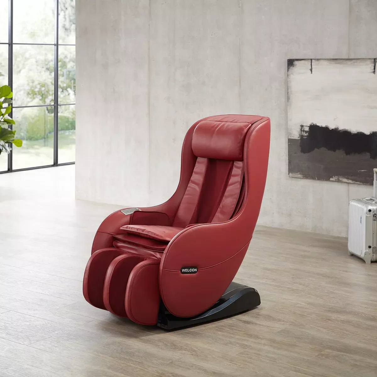 Easyrelaxx Massagesessel in rot