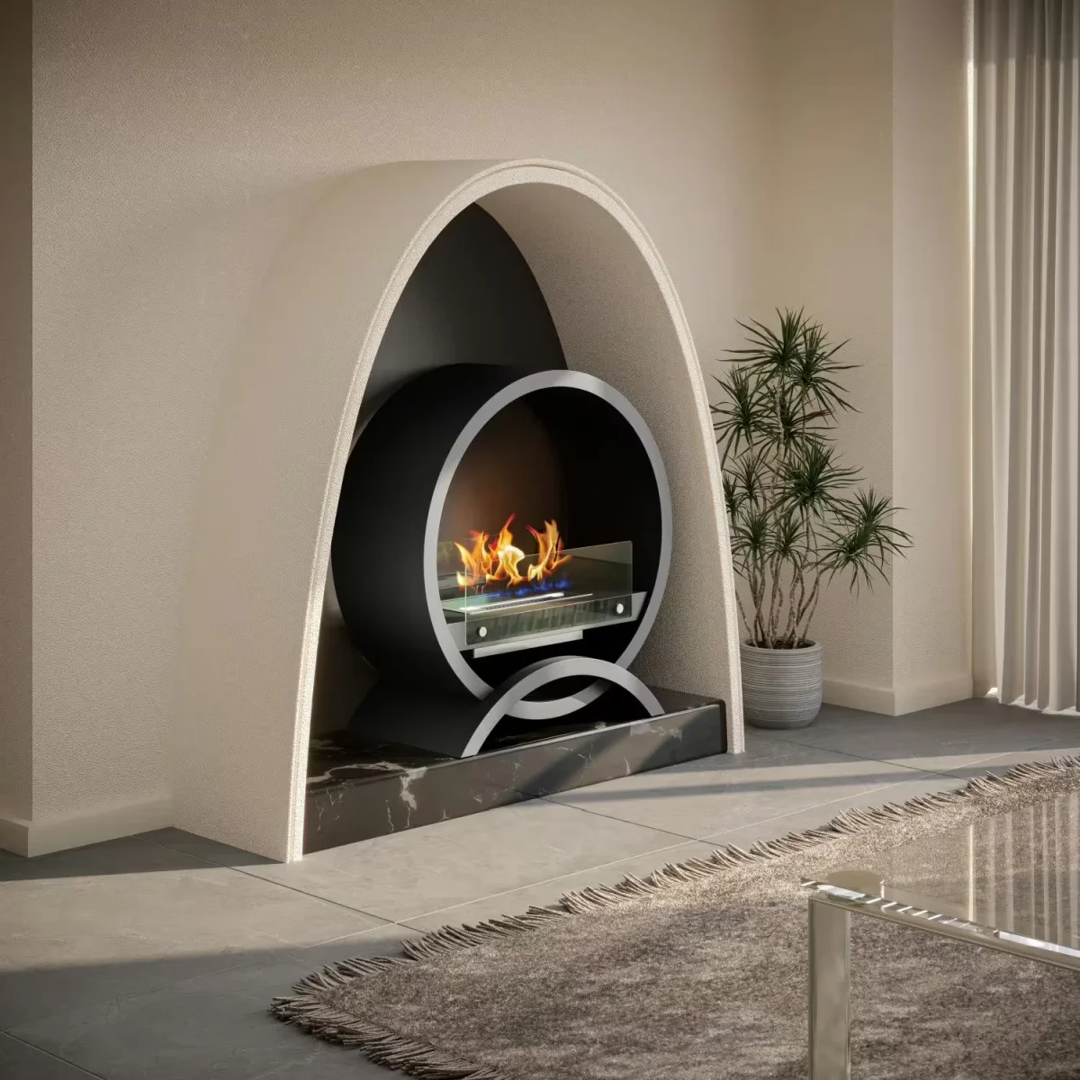 Bioethanol Kamin & Fireplace Skagen | Standkamin von Welcon Bioethanol Kamin & Fireplace Skagen | Standkamin