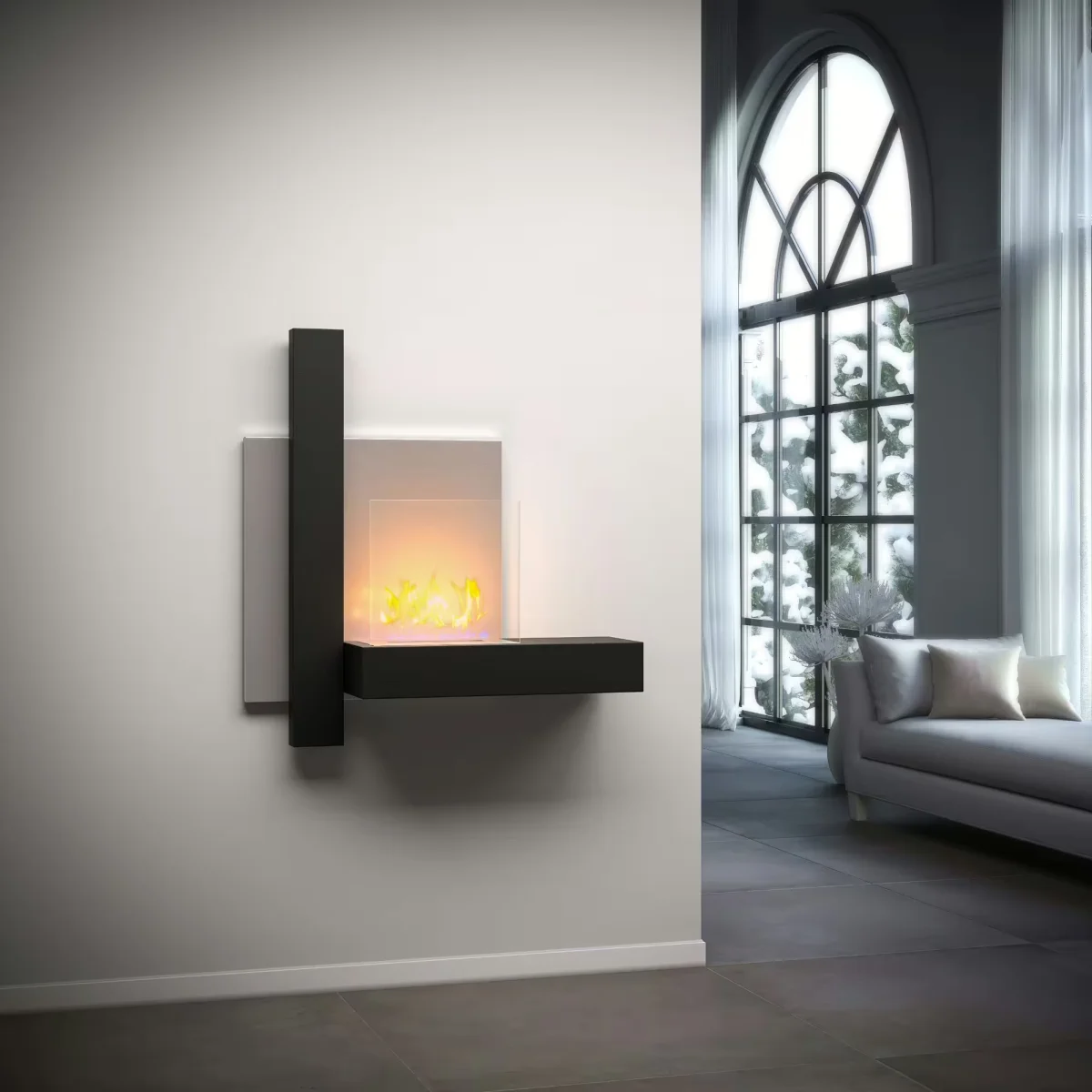 Bioethanol Kamin & Fireplace Oslo | Wandkamin von Welcon Bioethanol Kamin & Fireplace Oslo | Wandkamin