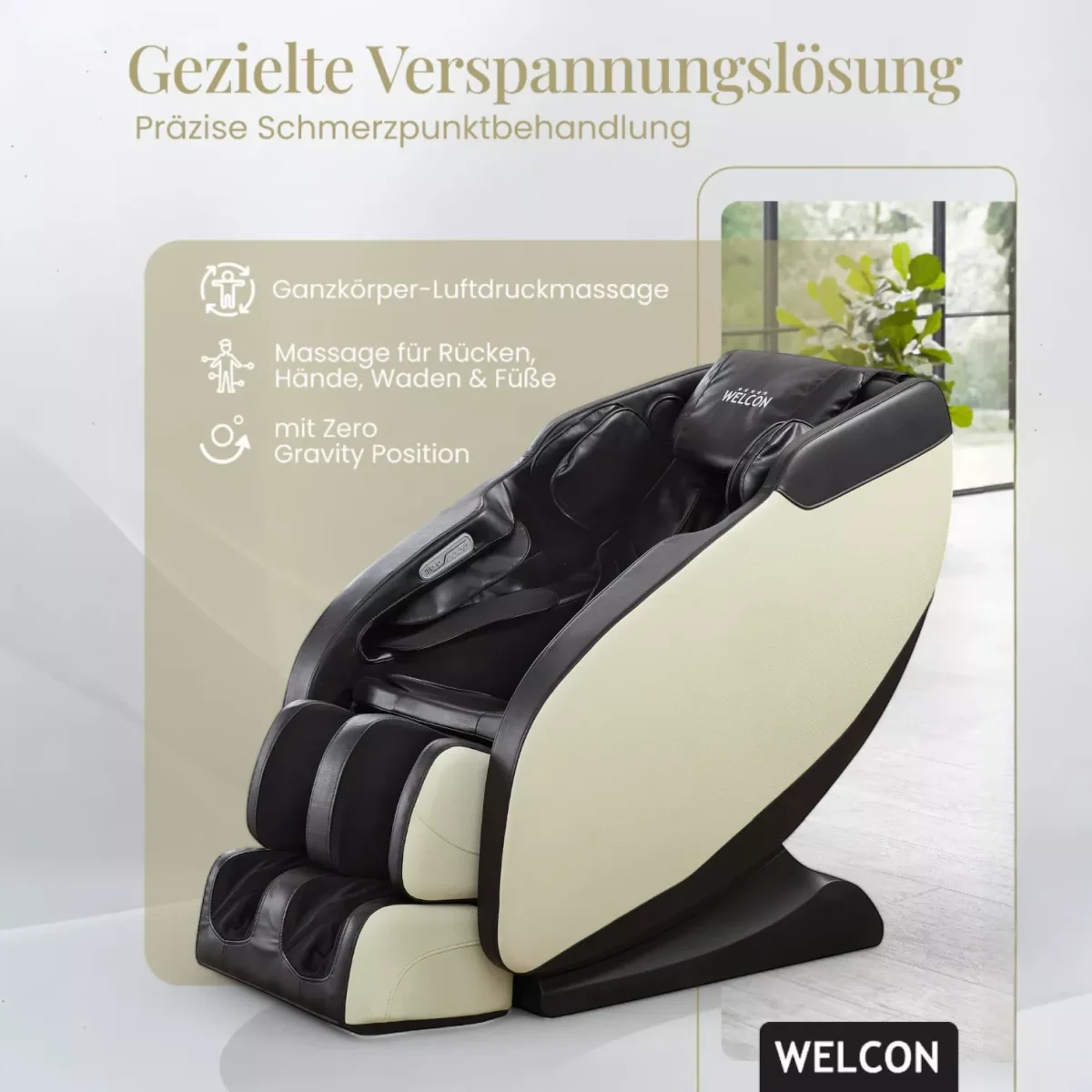 Easyrelaxx Prestige II – unterschiedliche Massagearten für individuelle Entspannung von Welcon Easyrelaxx Prestige II – unterschiedliche Massagearten für individuelle Entspannung