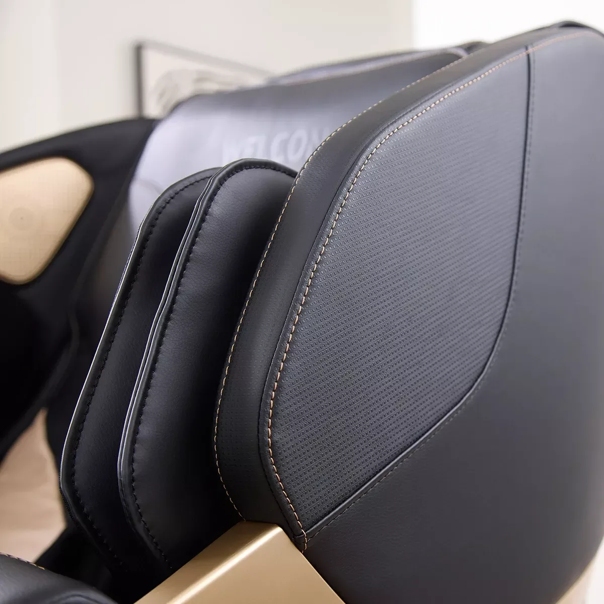 Prestige III Massagesessel – hochwertiges schwarzes Kunstleder, modernes Design, Premium-Komfort von Welcon Prestige III Massagesessel – hochwertiges schwarzes Kunstleder, modernes Design, Premium-Komfort