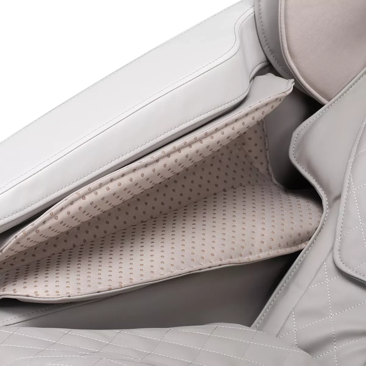 Royalrelaxx Massagesessel Hellbeige/Hellgrau – ergonomische Armlehnen für komfortables Entspannen von Welcon Royalrelaxx Massagesessel Hellbeige/Hellgrau – ergonomische Armlehnen für komfortables Entspannen