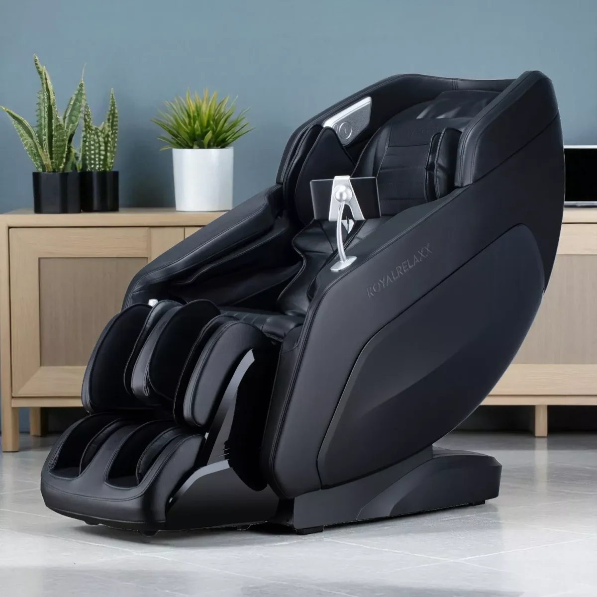 Royalrelaxx Massagesessel Schwarz – 24 Automatikprogramme und manuelle Massagetechniken von Welcon Royalrelaxx Massagesessel Schwarz – 24 Automatikprogramme und manuelle Massagetechniken