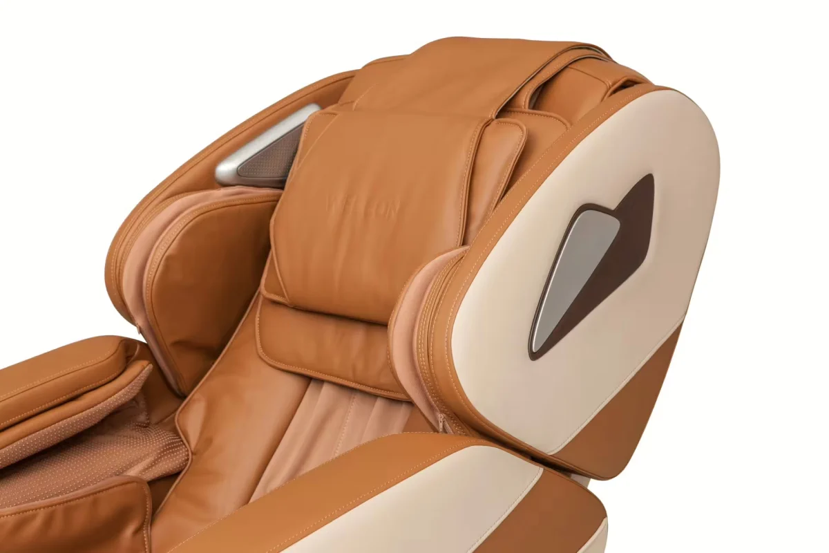 Welcon Dynamite Massagesessel Beige-Braun – ergonomische Kopfstütze für maximalen Komfort von Welcon Welcon Dynamite Massagesessel Beige-Braun – ergonomische Kopfstütze für maximalen Komfort